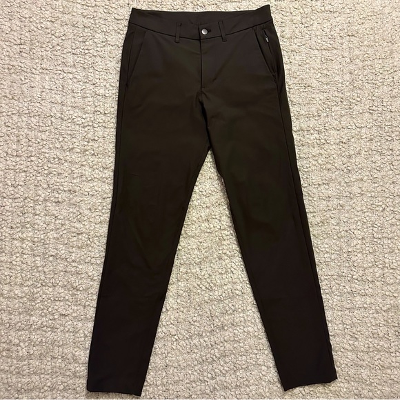 Lululemon Commission Warpstream Slim Fit Pant - Dark Olive - Size 30 - Picture 5 of 7